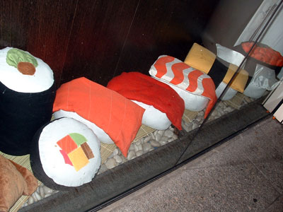 Sushi pillows