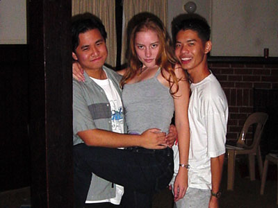 Kenny, Mary Gannaway and Niki Cheong