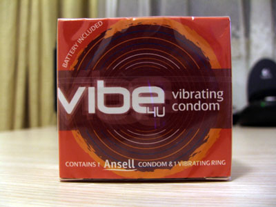 Ansell vibe4u Vibrating Condom - Front