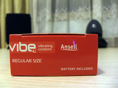 Ansell vibe4u Vibrating Condom - Top