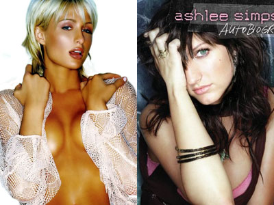 Paris Hilton and Ashlee Simpson