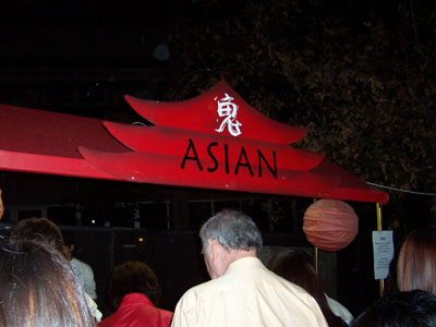 Asian food stall