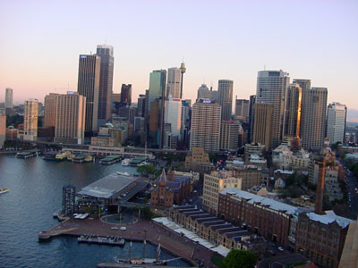 Sydney Cityscape in sunset