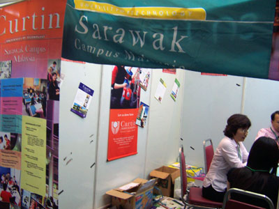 Curtin Sarawak Booth