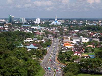 Kuching's cityscape