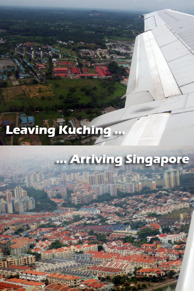 Leaving Kuching