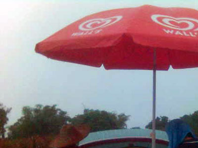 Ice cream umbrella