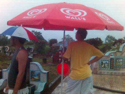 Ice cream umbrella